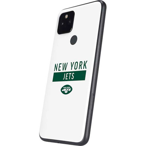 NFL New York Jets White Performance Series Google Pixel 5a Skin